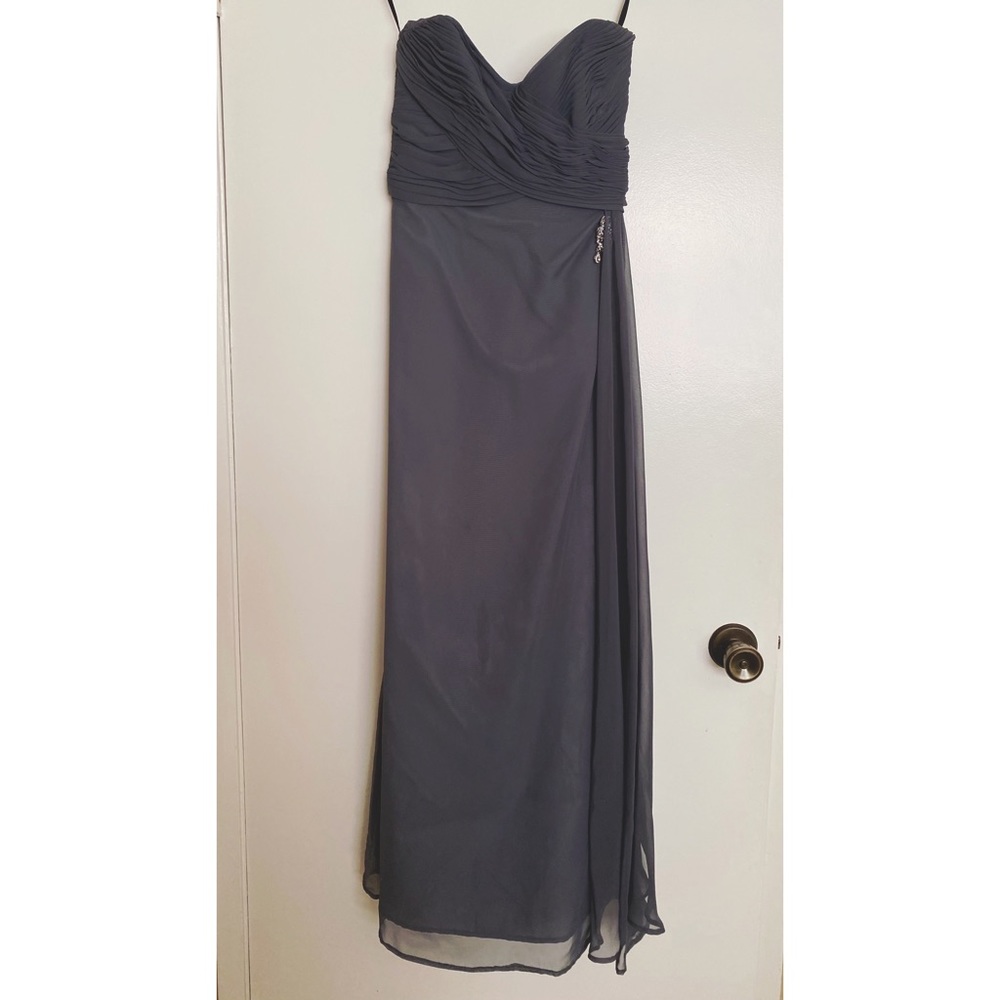 Eden Maids Dress, Dark Grey, Size 0